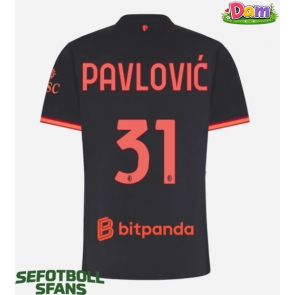 AC Milan Strahinja Pavlovic #31 Tredje Tröja Kvinnor 2026-27 Kortärmad